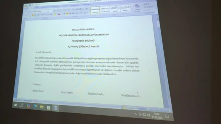 İç Paydaş Toplantısı (Öğrenci)